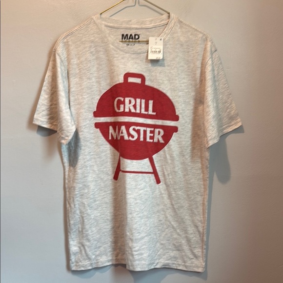 Mad Engine Small Grill Master Red and Gray Men's T-Shirt - Picture 3 of 8